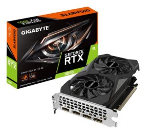 Placa Video GIGABYTE GEFORCE RTX 3050 WINDFORCE OC V2 6GB GDDR6 96 bit - GV-N3050WF2OCV2-6GD
