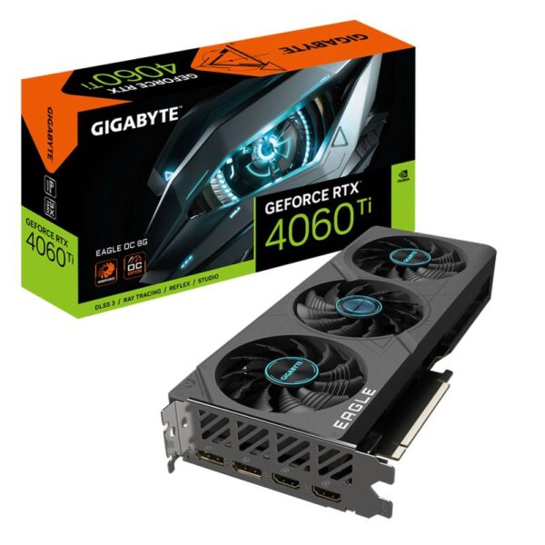 Placa video Gigabyte GeForce RTX 4060 TI EAGLE OC 8GB - N406TEAGLE OC-8G