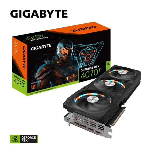 Chipset GeForce RTX™ 4070 Ti Core Clock 2610 MHz - GV-N407TGAMING-12GD