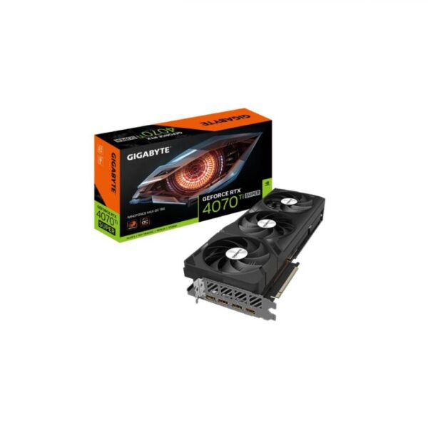 Placa Video GIGABYTE GEFORCE RTX 4070 TI SUPER WINDFORCE - GV-N407TSWF3MAX OC-16GD