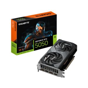Placa Video GIGABYTE GEFORCE RTX 5050 WINDFORCE OC 8GB GDDR6 128 bit - GV-N5050WF2OC-8GD