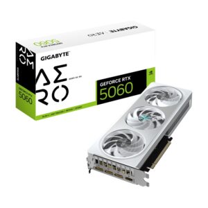 Placa Video GIGABYTE GEFORCE RTX 5060 AERO OC 8GB GDDR7 128 bit - GV-N5060AERO OC-8GD
