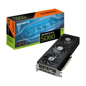 Placa Video GIGABYTE GEFORCE RTX 5060 EAGLE MAX OC 8GB GDDR7 128 bit - GV-N5060EAGLEMAX OC-8GD