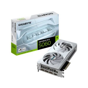 Placa Video GIGABYTE GEFORCE RTX 5060 EAGLE OC ICE 8GB GDDR7 128 bit - GV-N5060EAGLEOC ICE-8GD