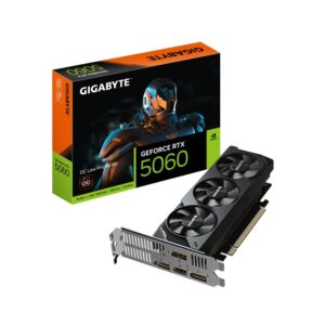 Placa Video GIGABYTE GEFORCE RTX 5060 OC LOW PROFILE 8GB GDDR7 128 bit - GV-N5060OC-8GL