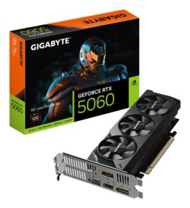 Placa Video GIGABYTE GEFORCE RTX 5060 OC LOW PROFILE 8GB GDDR7 128 bit - GV-N5060OC-8GL