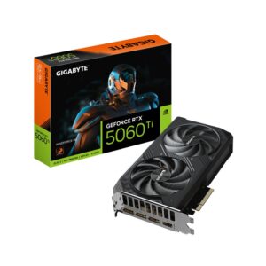 Placa Video GIGABYTE GEFORCE RTX 5060 TI WINDFORCE 8GB GDDR7 128 bit - GV-N506TWF2-8GD