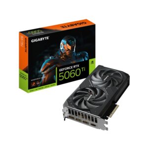 Placa Video GIGABYTE GEFORCE RTX 5060 TI WINDFORCE OC - GV-N506TWF2OC-16GD