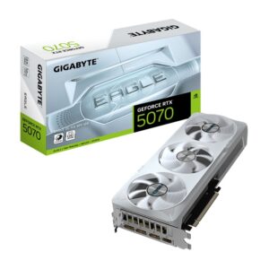 Placa Video GIGABYTE GEFROCE RTX 5070 EAGLE OC ICE SFF 12GB 192 bit - GV-N5070EAGLEOC ICE-12GD