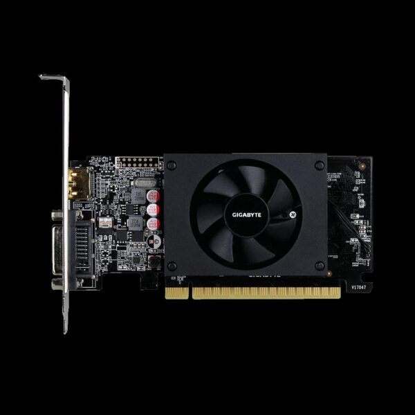 Placa video Gigabyte NVIDIA GeForce GT 710, 1GB DDR5, 64-bit - GV-N710D5-1GL 2.0