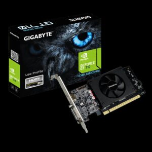 Placa video Gigabyte NVIDIA GeForce GT 710, 1GB DDR5, 64-bit - GV-N710D5-1GL 2.0
