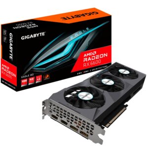 Placa video GIGABYTE Radeon RX 6600 EAGLE 8GB GDDR6 1‎28-bit - R66EAGLE-8G