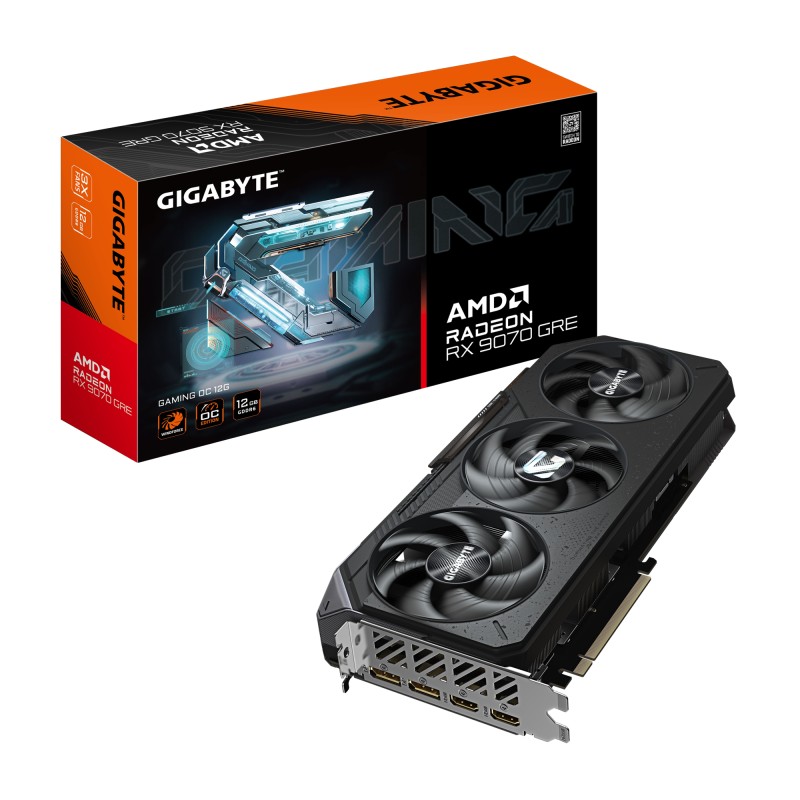 Placa video Gigabyte Radeon RX 9070 GRE GAMING OC 12G, 12GB GDDR6 - GV-R907GREGAMING OC-12GD-01 Placa video Gigabyte Radeon RX 9070 GRE GAMING OC 12G, 12GB GDDR6 - GV-R907GREGAMING OC-12GD - imagine 1