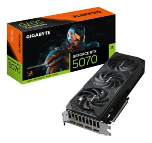 Placa Video GIGABYTE RTX 5070 WINDFORCE SFF 12GB GDDR7 192 bit - GV-N5070WF3-12GD