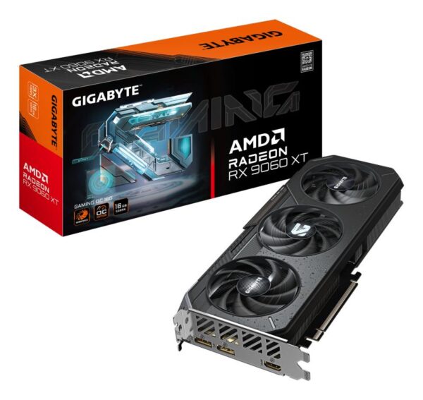 Placa Video GIGABYTE RX 9060 XT GAMING OC 16GB GDDR6, PCIE 5.0 - GV-R9060XTGAMING OC-16GD