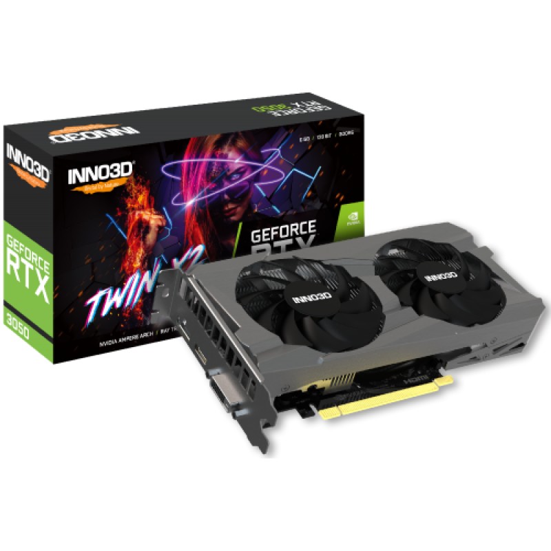 Placă video INNO3D GeForce RTX 3050 Compact 6GB (N30502-06D6-1880VA60) Placă video INNO3D GeForce RTX 3050 Compact 6GB (N30502-06D6-1880VA60)