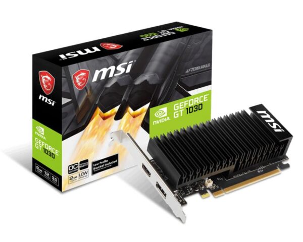 Placa video MSI GeForce GT 1030 2GHD4 LP OC, 2GB, DDR4, 64-bit - GT1030 2GHD4 LP OC