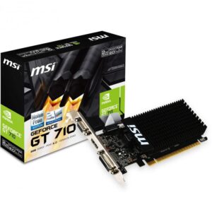 Placa video MSI GeForce® GT 710, 2GB DDR3, 64-bit - GT 710 2GD3H LP