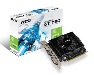 Placa video MSI GeForce® GT 730 v2, 2GB DDR3, 128-bit - N730-2GD3V2