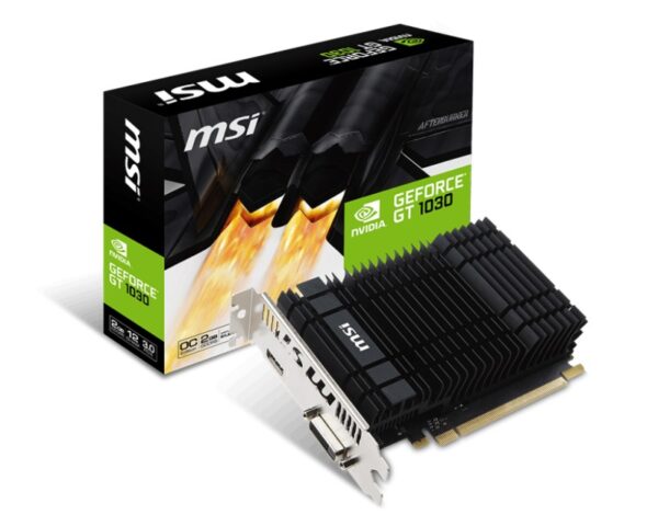 Placa video MSI GeForce® GT1030 OC, 2 GB GDDR5, 64-bit - GT 1030 2GH OC