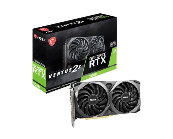 Placa video MSI GeForce RTX 3060 VENTUS 2X 12G OC - RTX3060V 2X 12G OC