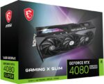 Placa Video MSI GeForce RTX 4080 SUPER GAMING X SLIM