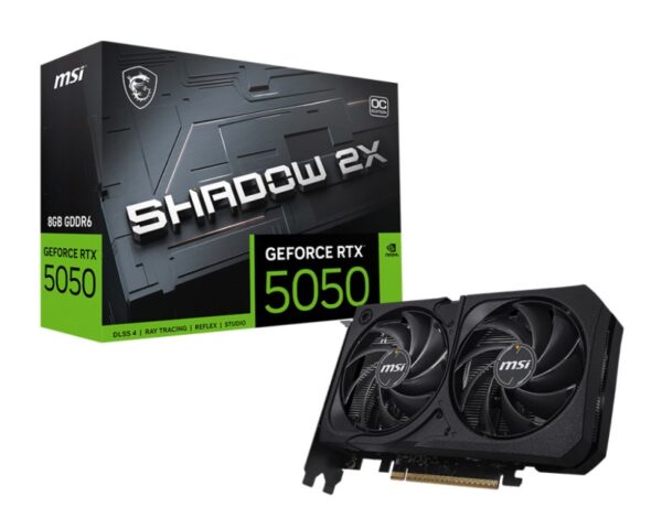Placa Video MSI GEFORCE RTX 5050 8G SHADOW 2X OC GDDR6 128 bit
