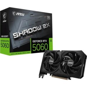 Placa video MSI GeForce RTX 5060 SHADOW 2X OC MAX, 8GB GDDR6