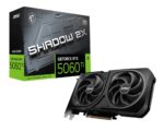 Placa Video MSI GEFORCE RTX 5060 TI SHADOW 2X - GEFORCE RTX5060 TI 16G SHADOW 2X OC PLUS