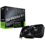 Placa Video MSI GEFORCE RTX 5070 12G SHADOW 2X OC GDDR7 192 bit