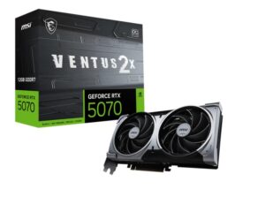 Placa Video MSI GEFORCE RTX 5070 12G VENTUS 2X OC GDDR7 192 bit