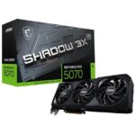 Placa Video MSI GEFORCE RTX 5070 SHADOW 3X OC 12G GDDR7 192 bit