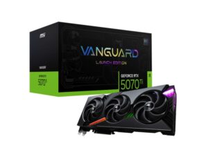 Placa Video MSI GEFORCE RTX 5070 TI VANGUARD SOC - RTX 5070 TI 16G VANGUARD SOC LAUNCH EDIT