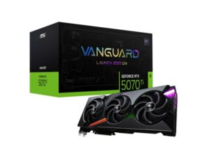 Placa Video MSI GEFORCE RTX 5070 TI VANGUARD SOC - RTX 5070 TI 16G VANGUARD SOC LAUNCH EDIT