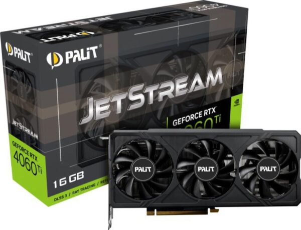 Placa Video PALIT GEFORCE RTX 4060 TI JETSTREAM 16GB - NE6406T019T1-1061J