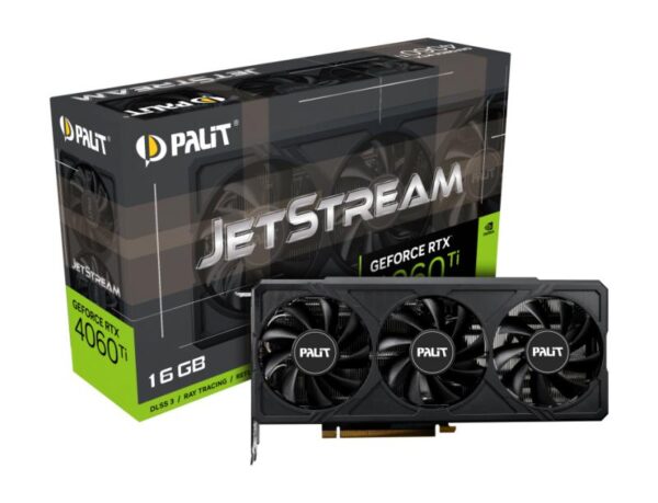 Placa Video PALIT GEFORCE RTX 4060 TI JETSTREAM 16GB - NE6406T019T1-1061J