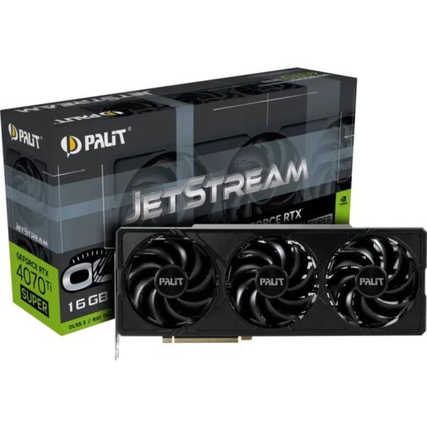 Placa Video Palit GeForce RTX 4070 Ti SUPER JetStream - NED47TSS19T2-1043J