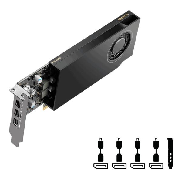 Placa video PNY nVidia RTX A1000 8GB GDDR6 128 bit - VCNRTXA1000-PB