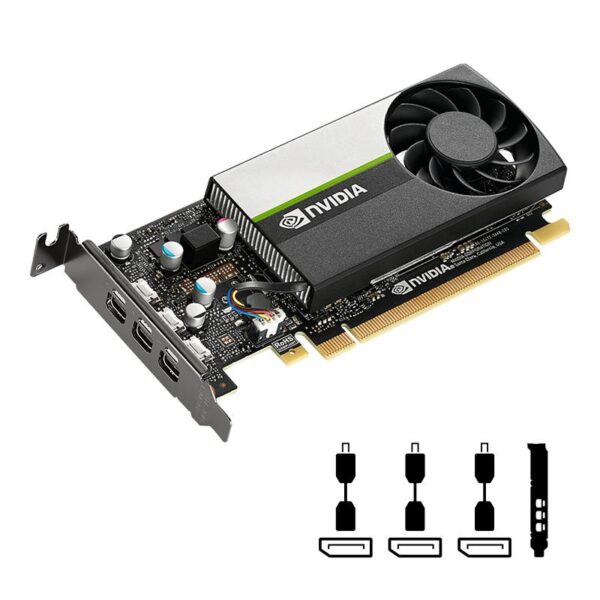 Placa Video PNY NVIDIA T400 4GB GDDR6 64 bit - VCNT400-4GB-SB