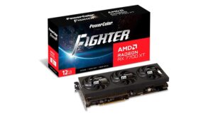 Placa Video POWER COLOR Fighter AMD Radeon RX 7700 XT 12GB - RX7700XT 12G-F/OC