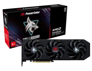 Placa Video POWERCOLOR HELLHOUND AMD RADEON RX 9060 XT 8GB 128 bit - RX9060XT 8G-L/OC