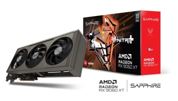 Placa Video SAPPHIRE NITRO+ RX 9060 XT 16GB GDDR6 128 bit - 11350-01-20G