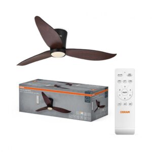 Plafoniera LED CCT cu ventilator Osram Fohn cu Telecomanda - 000004058075857810
