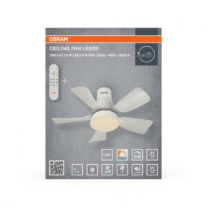 Plafoniera LED CCT cu ventilator Osram Leste cu Telecomanda - 000004058075857735