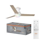 Plafoniera LED CCT cu ventilator Osram Nordes cu Telecomanda - 000004058075857711