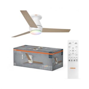 Plafoniera LED CCT cu ventilator Osram Nordes cu Telecomanda - 000004058075857711