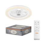 Plafoniera LED CCT cu ventilator Osram Solano cu Telecomanda - 000004058075857971