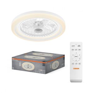 Plafoniera LED CCT cu ventilator Osram Solano cu Telecomanda - 000004058075857971