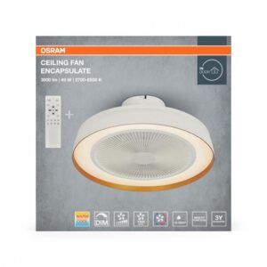 Plafoniera LED cu ventilator Osram Encapsulate cu Telecomanda - 000004099854497971