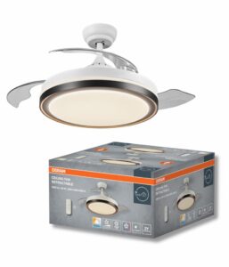 Plafoniera LED cu ventilator Osram Retractable cu Telecomanda - 000004099854506789